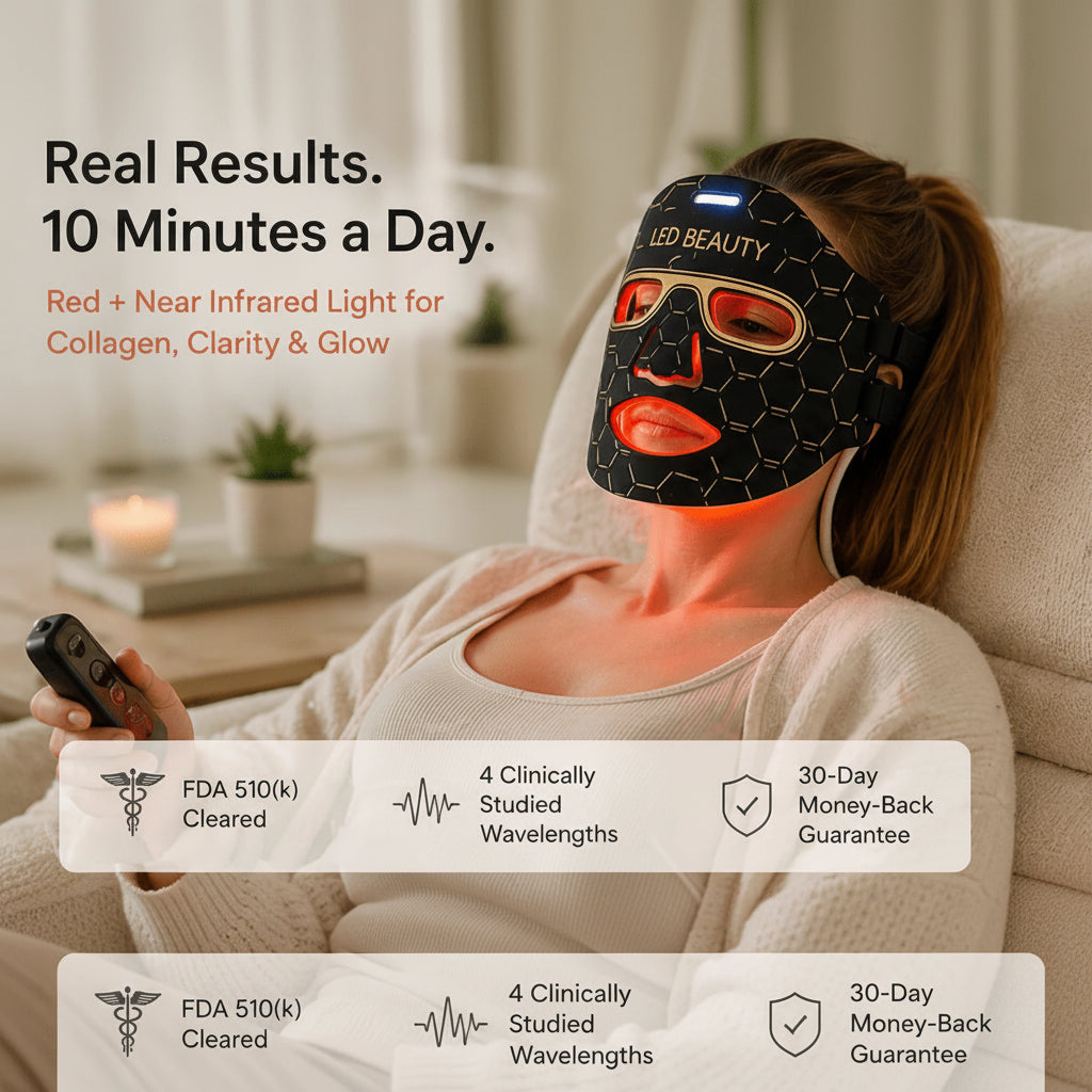 ™ LED Red Light Therapy Face Mask