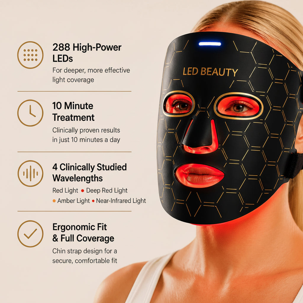 ™ LED Red Light Therapy Face Mask